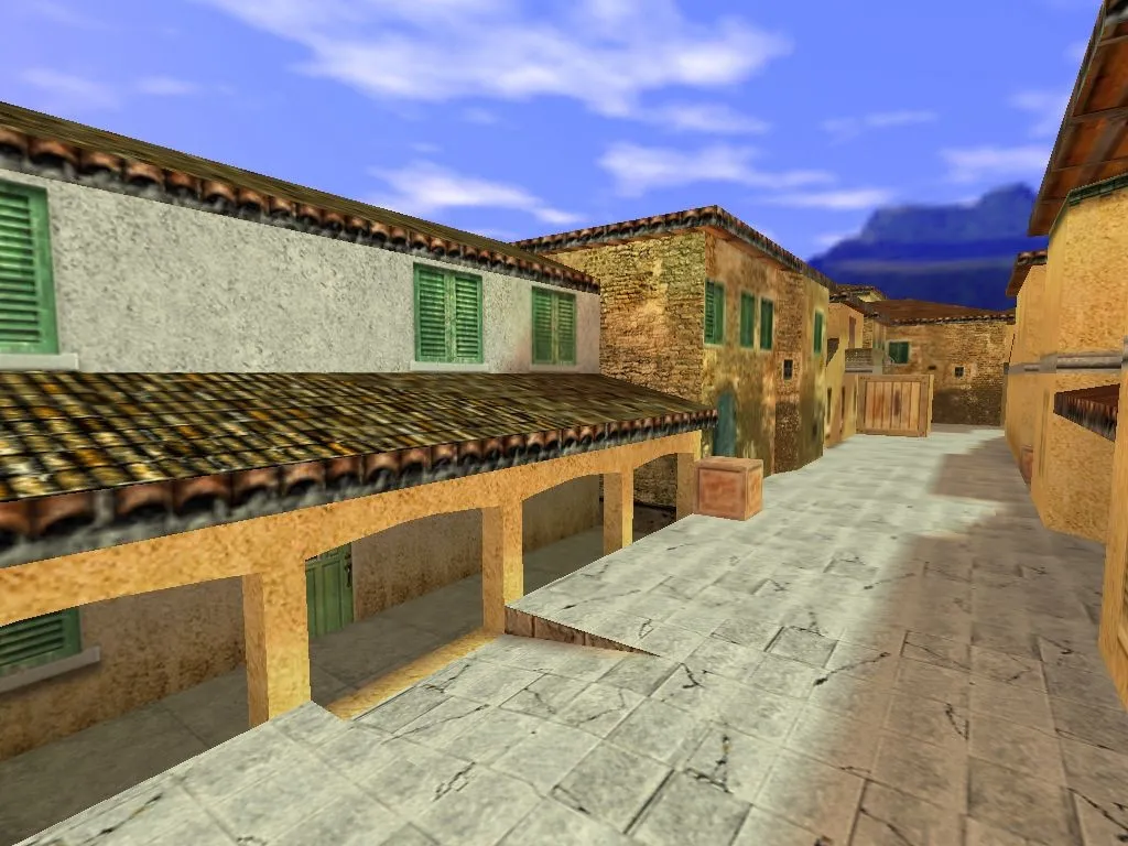 Скриншот  Карта de_marjour для CS 1.6 — тактическое преимущество в игре