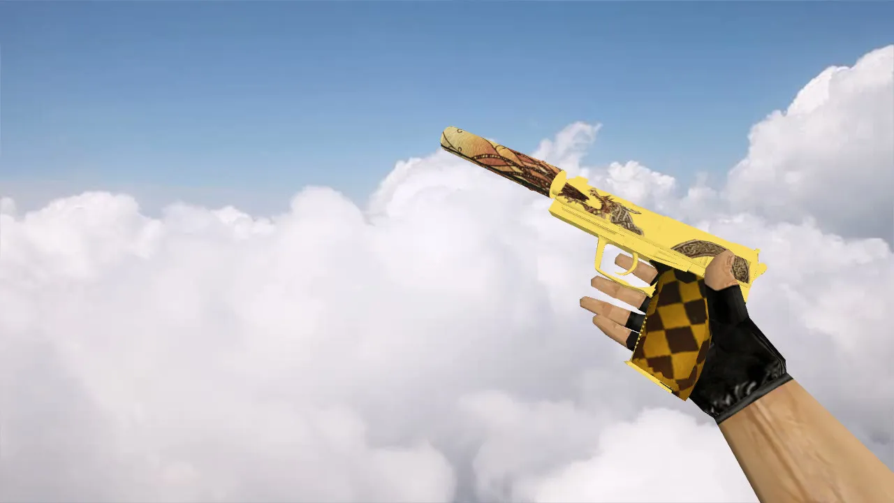 Скриншот Модель USP «История о драконе» для CS 1.6 — уникальный скин