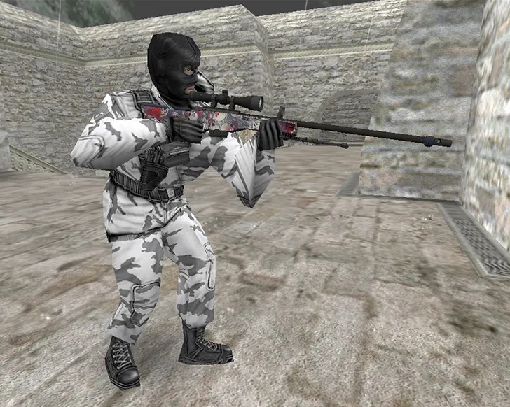 Скриншот Модель «AWP «Ахерон»» для CS 1.6 - Высокое качество и точность