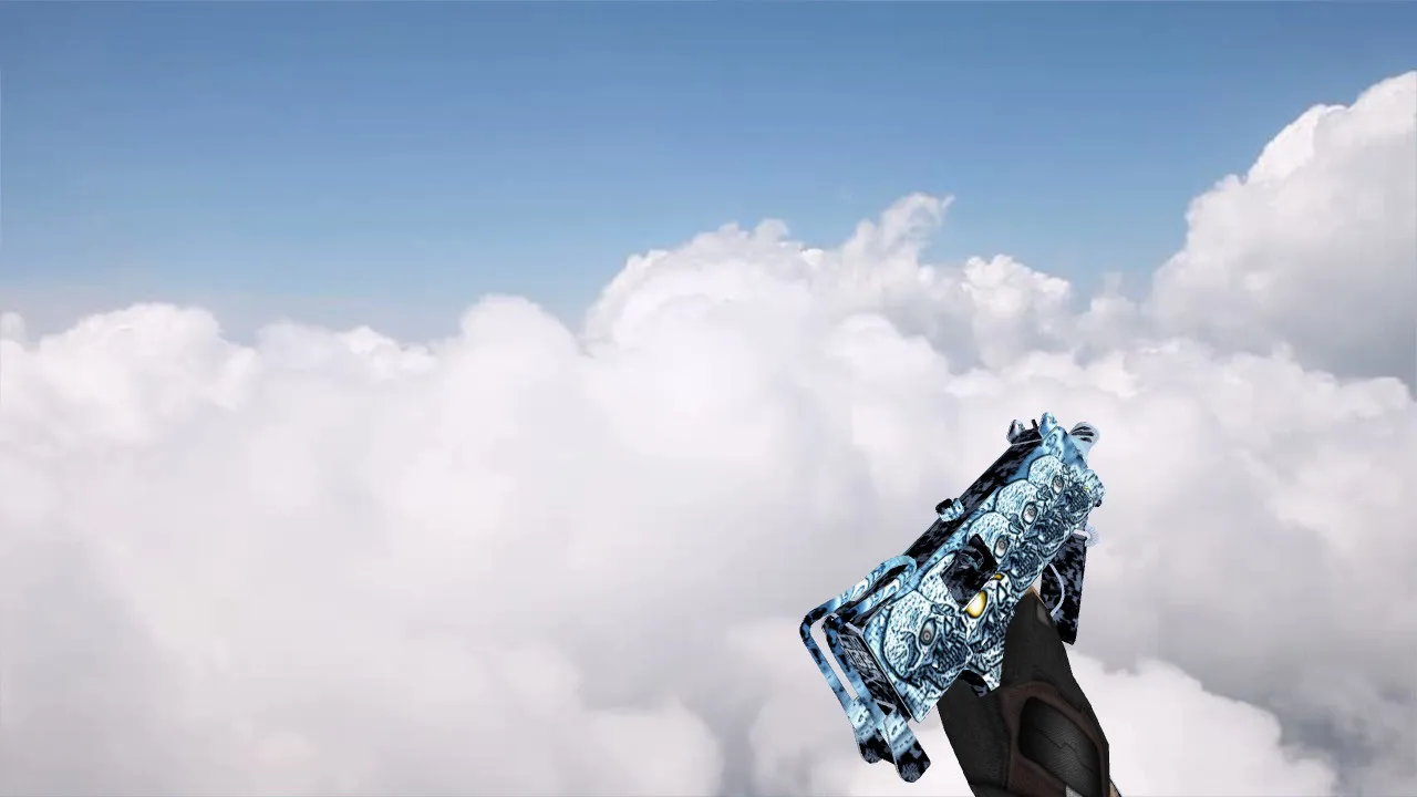 Скриншот Модель «MAC-10 Diamond skull» для CS 1.6: Скачай и играй