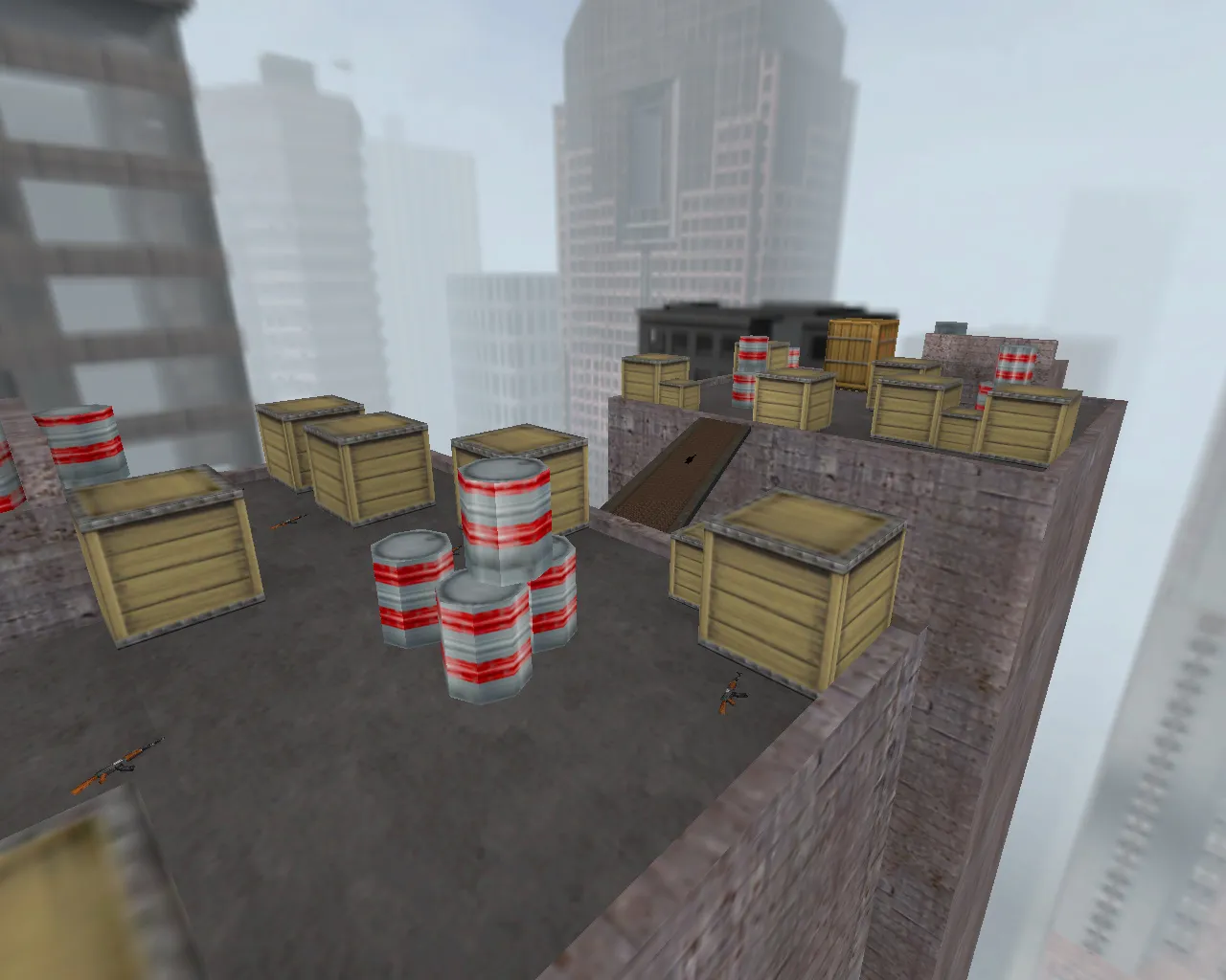 Скриншот  aim_crazyjump для CS 1.6: тренировка прыжков, прицела и контроля отдачи на AIM карте