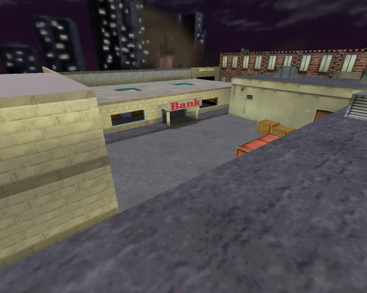 Скриншот  cs_bank карта для CS 1.6: точки, маршруты, .nav для ботов и оптимизация wpoly/epoly