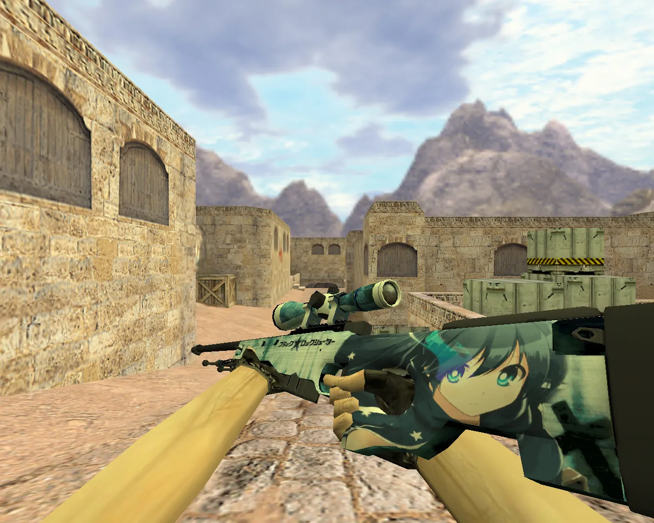 Скриншот Модель «AWP Черная скала» для CS 1.6 - Скачай сейчас