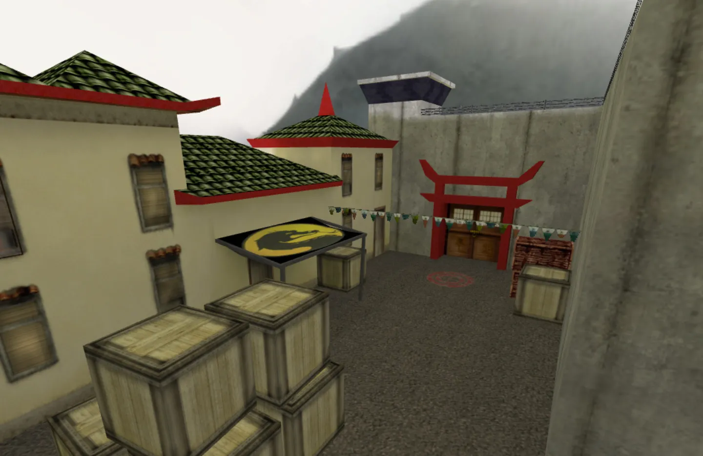 Скриншот  de_china карта для CS 1.6: тактика за CT/T, точки, .nav для ботов, оптимизация wpoly/epoly и советы по установке