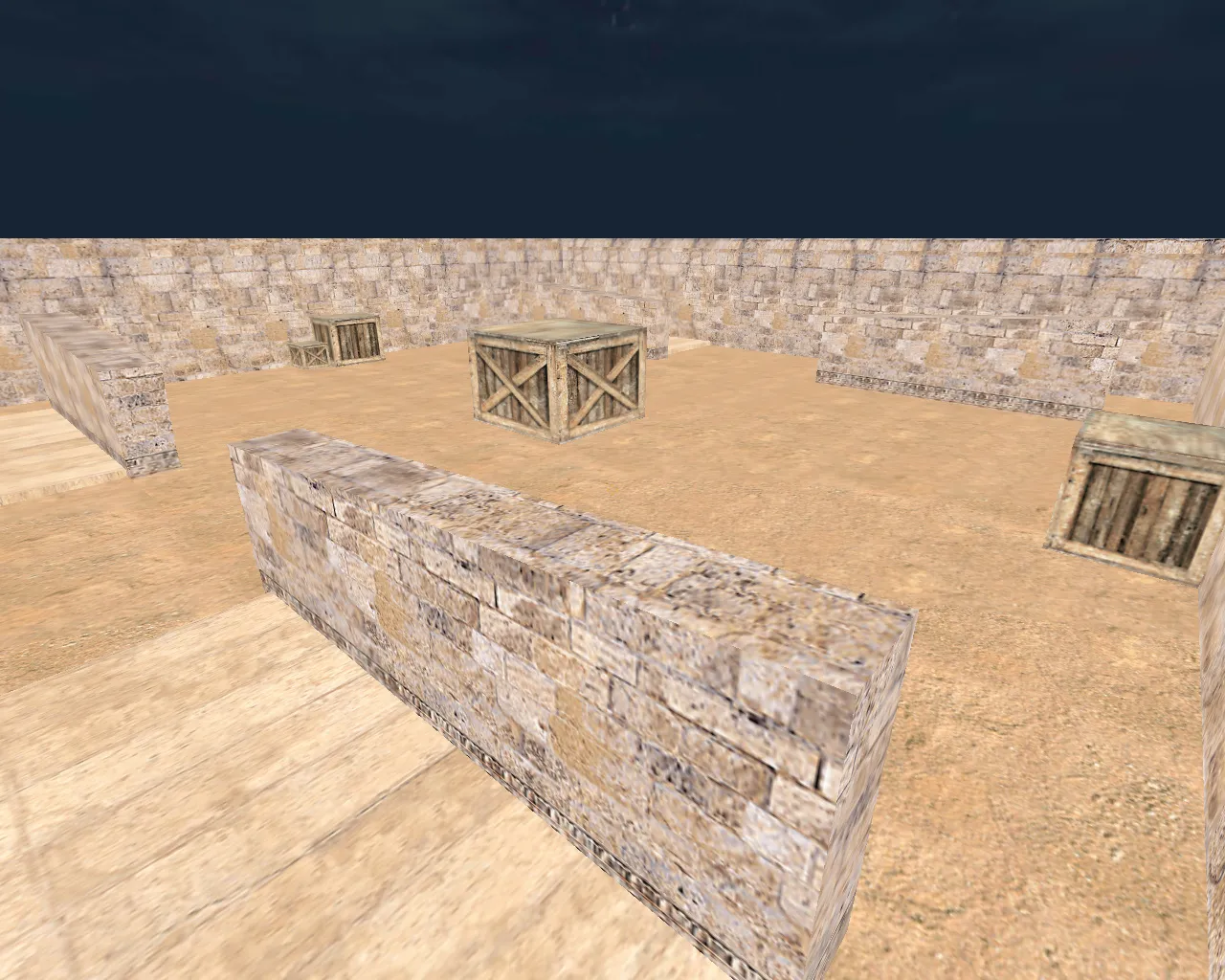 Скриншот  aim_elites для CS 1.6: карта для тренировки прицела, точек и раундов на скорость