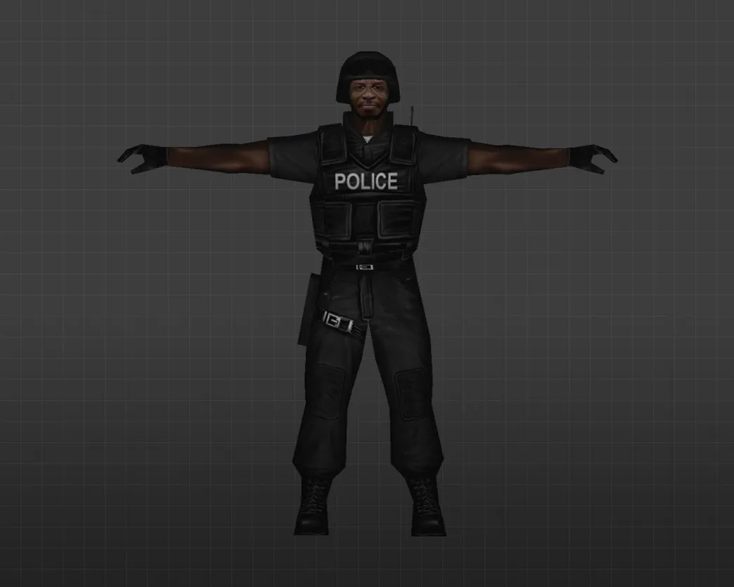 Скриншот Модель «CSPD SWAT» для CS 1.6 - Идеальное дополнение для вашего скина