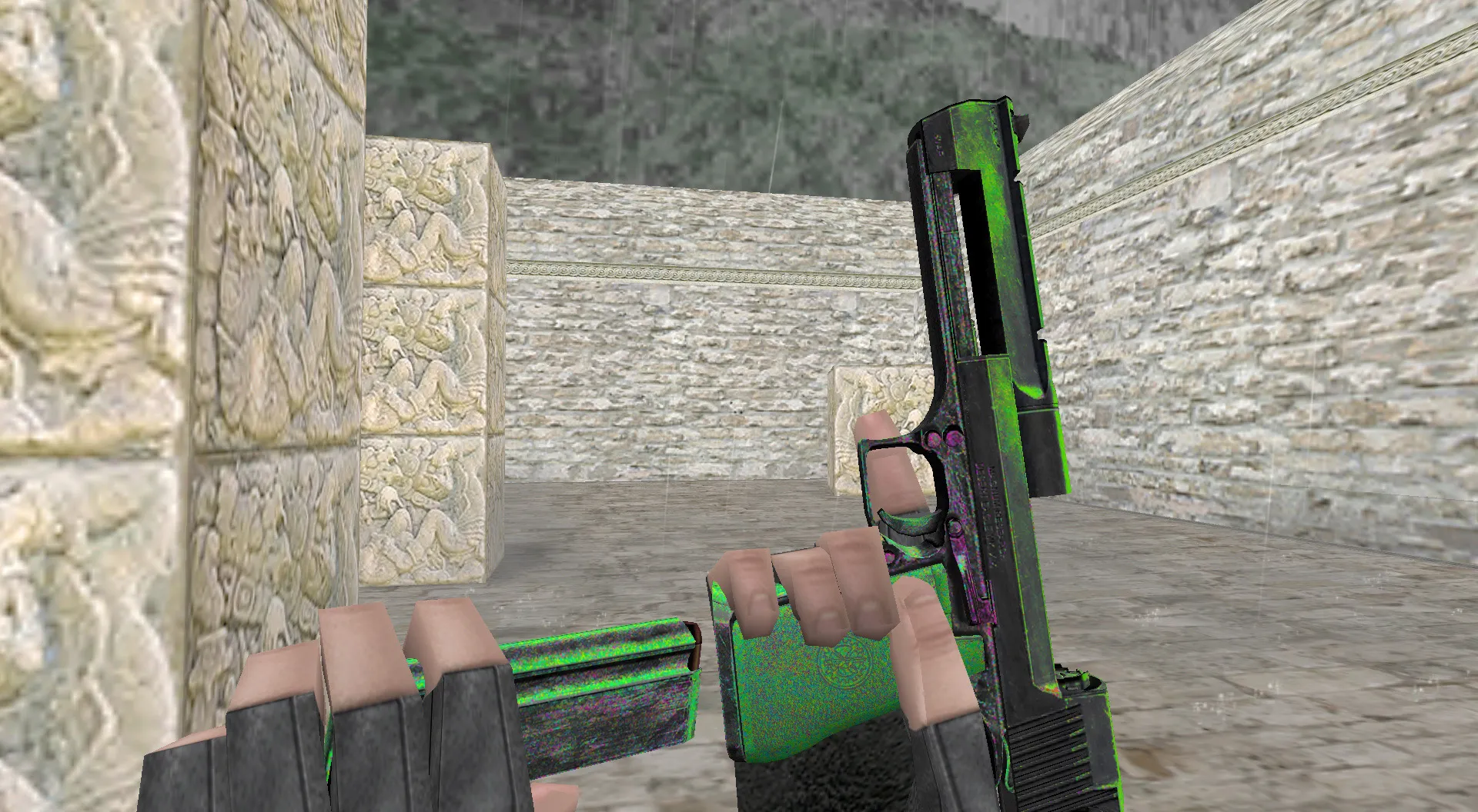 Скриншот Модель «Deagle Кислотный выстрел» для CS 1.6: уникальный скин