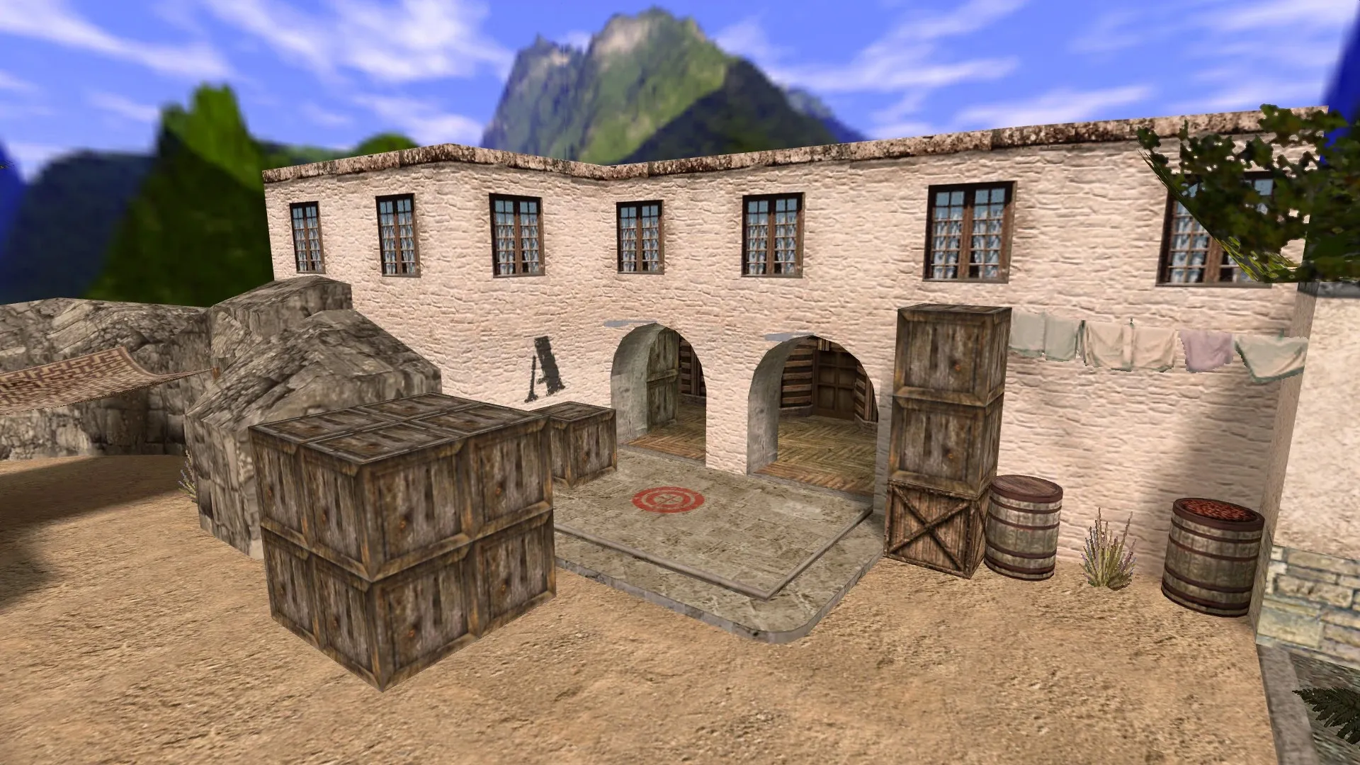 Скриншот  de_cocaine для CS 1.6: точки, парики, .nav и оптимизация карты