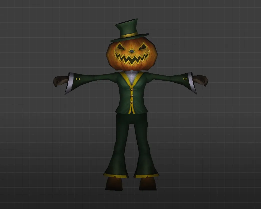 Скриншот Модель «Тыквенная голова» для CS 1.6 - Уникальный скин для террористов