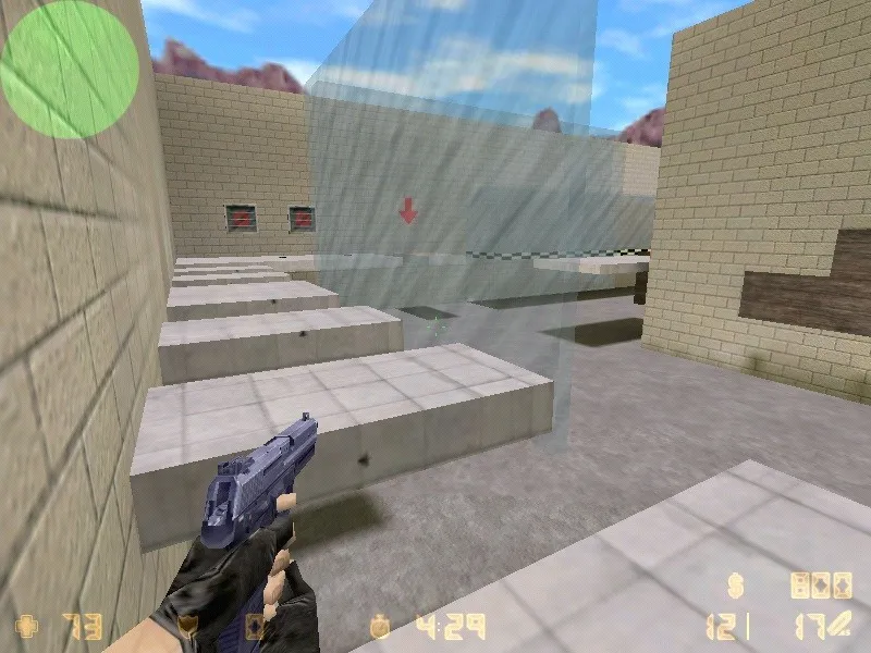 Скриншот  deathrun_galaxy_v1 для CS 1.6: карта deathrun, точки, боты с .nav, оптимизация wpoly/epoly