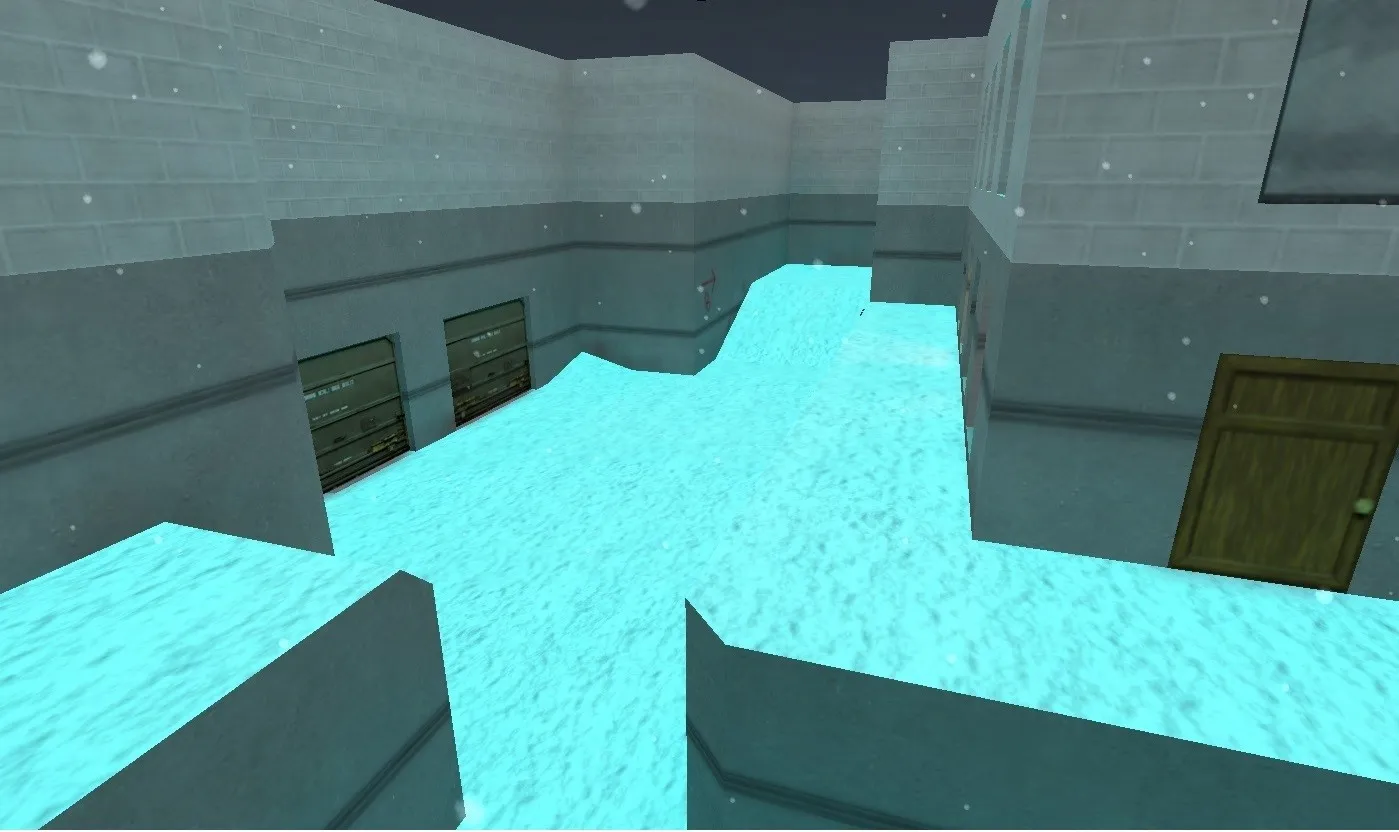 Скриншот  Карта de_snowy для CS 1.6: Тактика и особенности