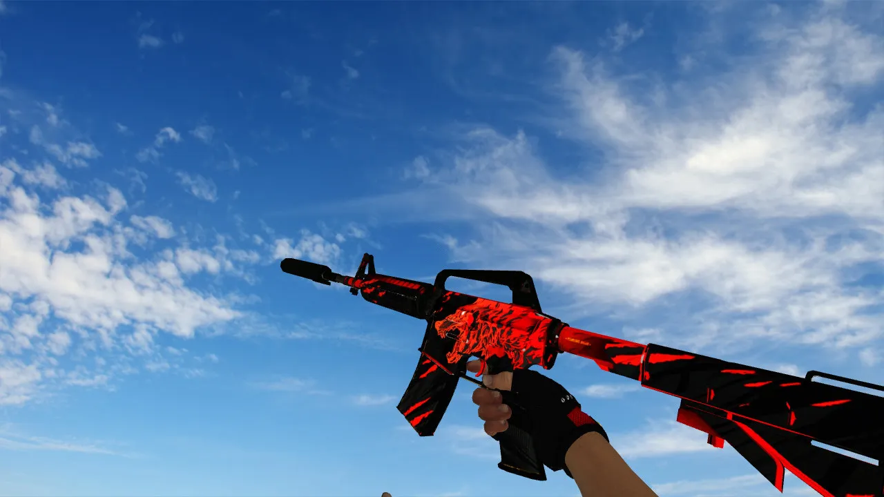 Скриншот  Пак моделей оружия из CS GO для CS 1.6: v_, p_, w_, звуки, анимация осмотра и качество текстур