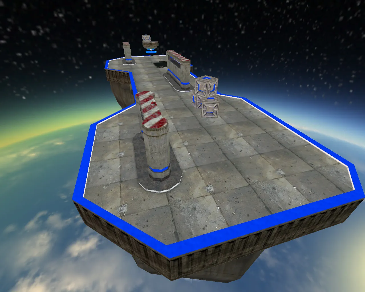 Скриншот  Карта awp_spacewar для CS 1.6: обзор точек, маршруты, оптимизация и .nav для ботов