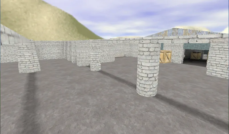 Скриншот  Карта de_warebrick для CS 1.6 - Подробный обзор и тактика