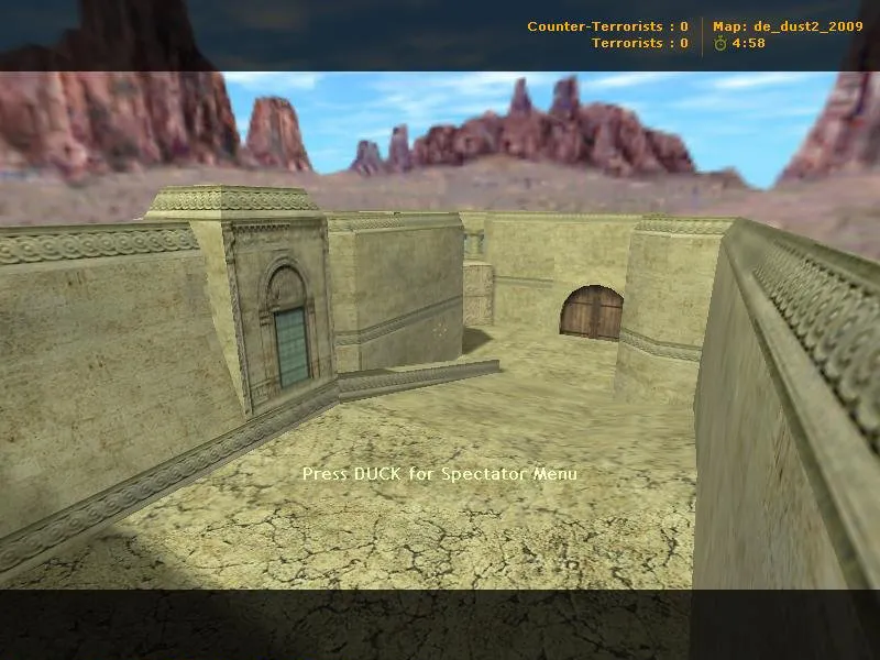 Скриншот  de_dust2_2009 для CS 1.6: баланс сторон, точки под плент и раундовые схемы