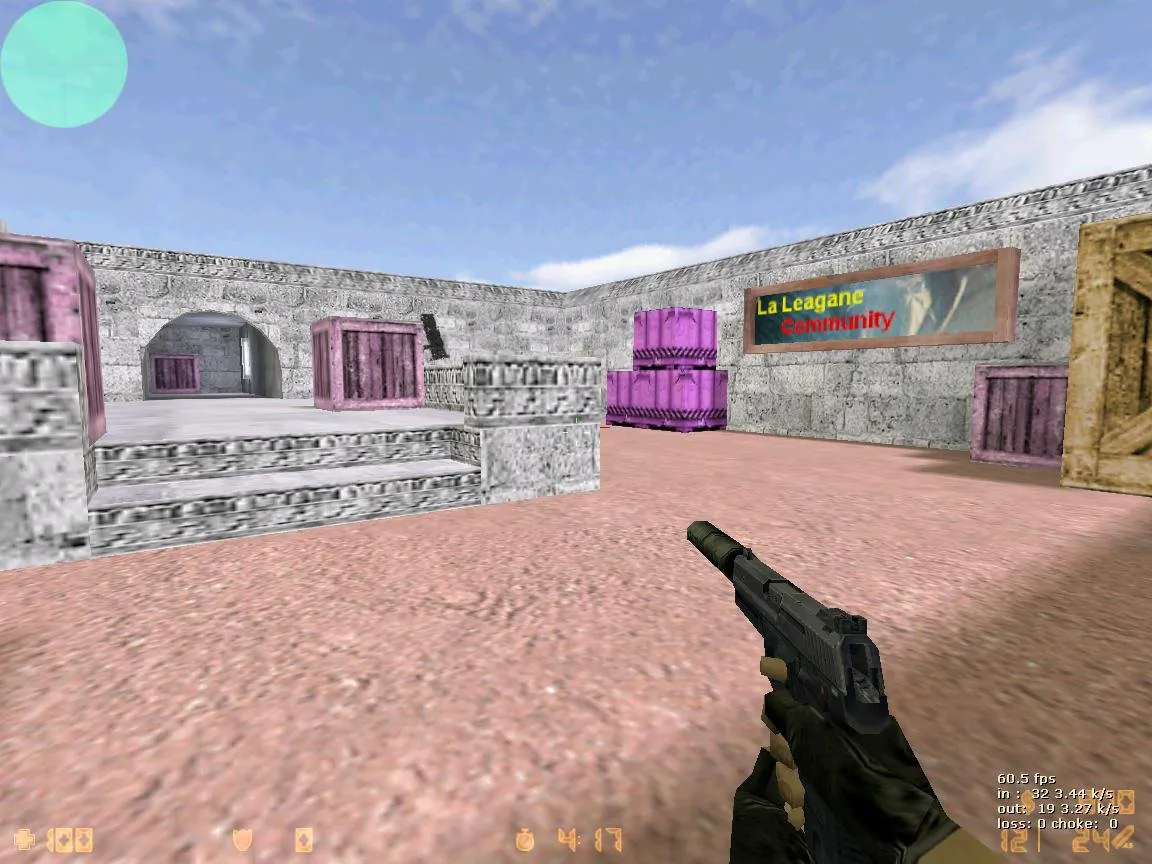 Скриншот  Карта de_laleagane для CS 1.6: Тактический анализ и особенности