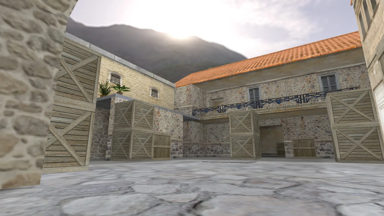 Скриншот Карта de_toscana_cso для Counter-Strike 1.6: Анализ и Тактика