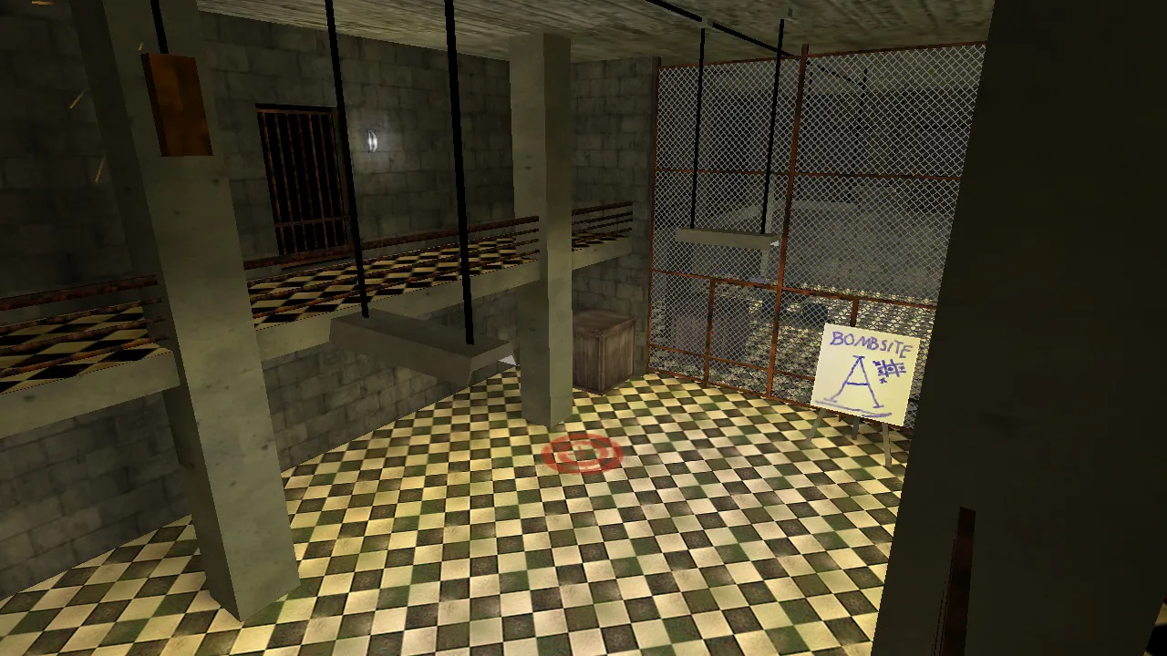 Скриншот  Карта de_slap для CS 1.6 — Тактические преимущества и особенности