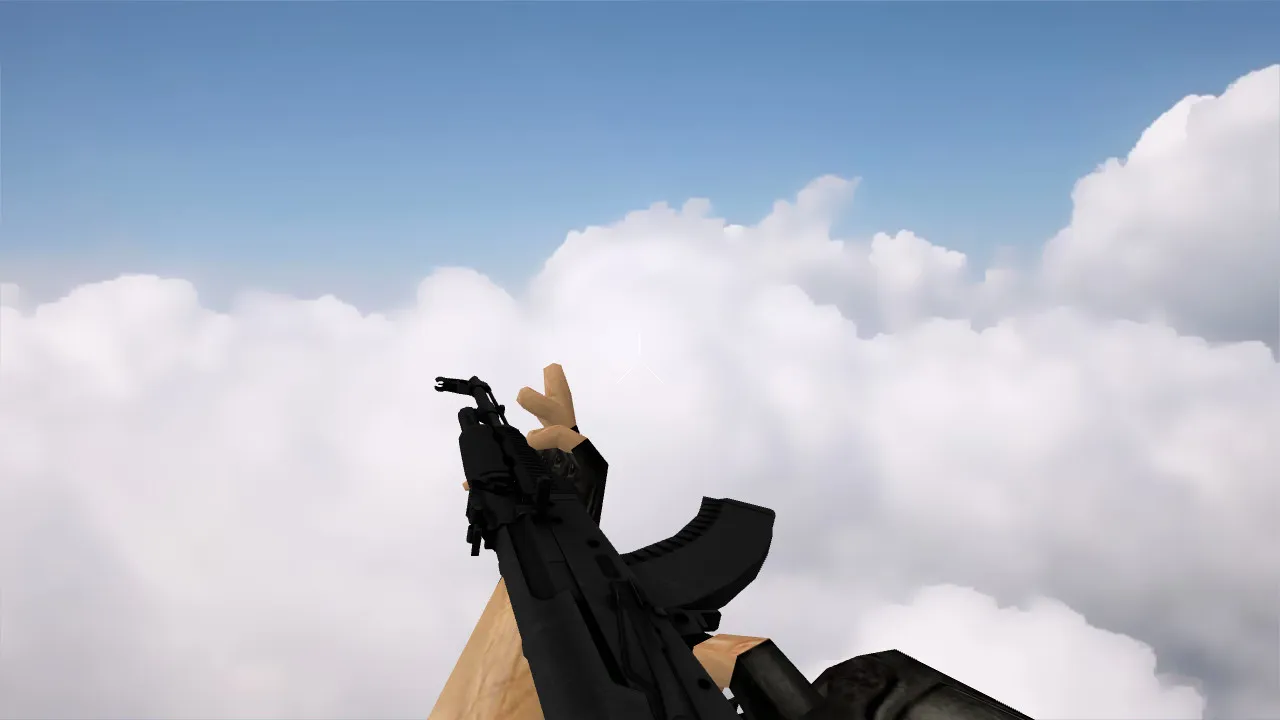 Скриншот AK-47 | Сланец (Slate) — v_ модели, p_ модели и w_ модели для CS 1.6, звук, анимация осмотра