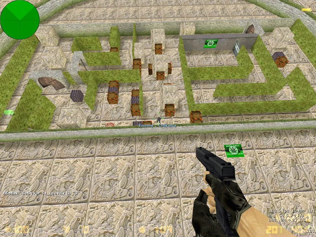 Скриншот  Карта de_xna_chikana для CS 1.6 - загрузите и играйте на новых аренах
