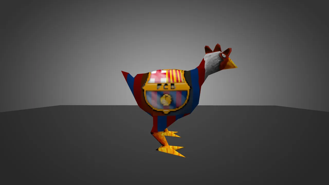 Скриншот Модель «Barcelona Chicken» для CS 1.6 - Уникальное дополнение для вашего скина