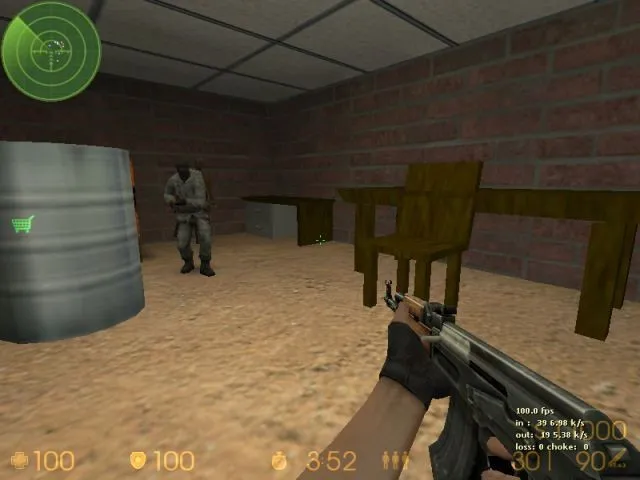 Скриншот  Карта de_wall для CS 1.6: Тактика и особенности