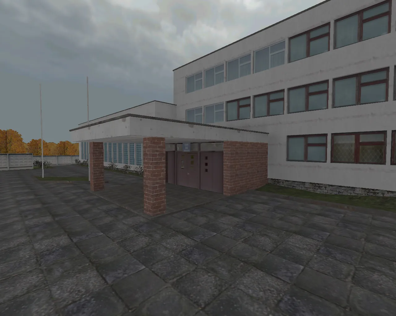 Скриншот  Карта cs_51school для CS 1.6: точки, баланс сторон, .nav для ботов и оптимизация wpoly/epoly