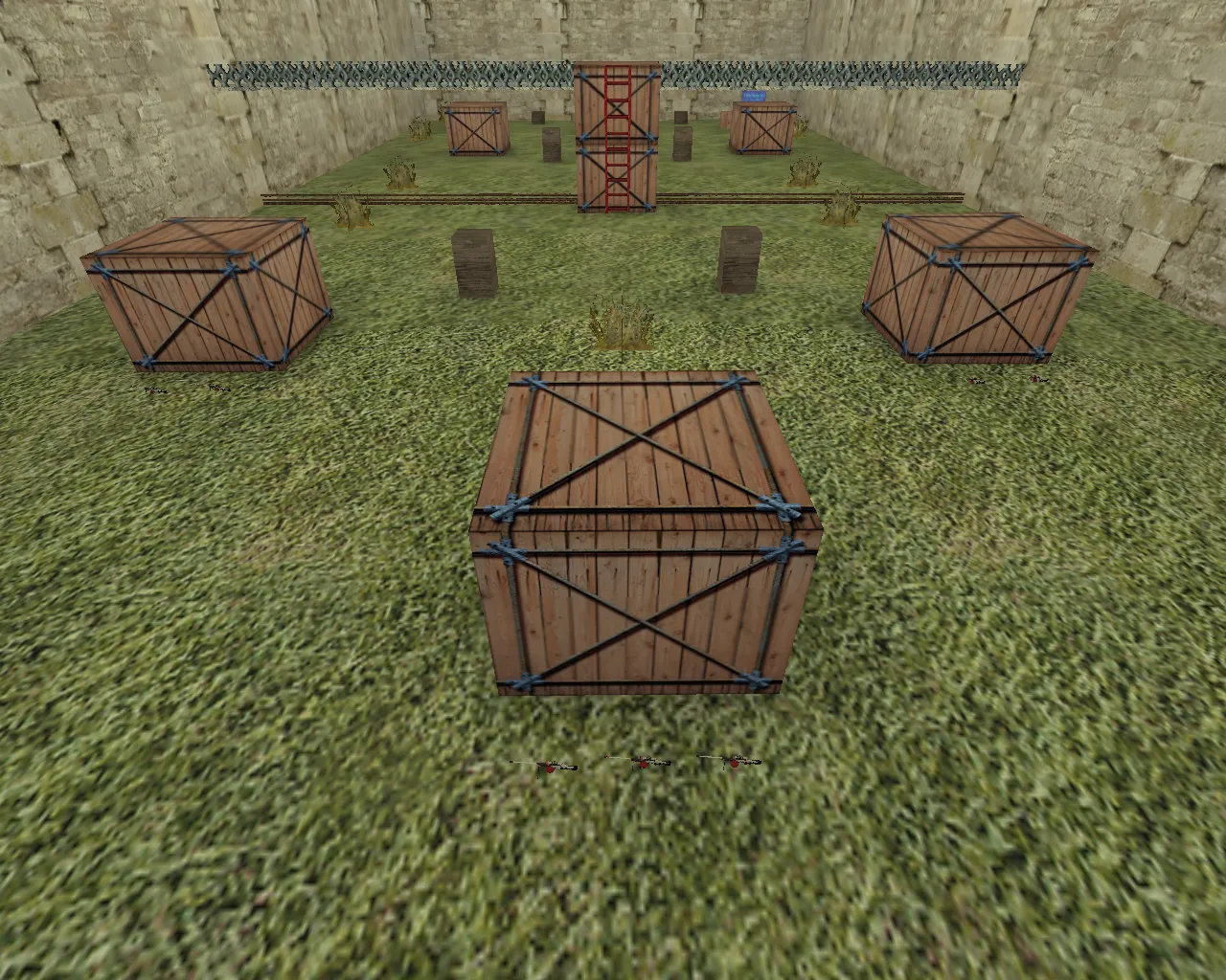 Скриншот  aim_awp карта для CS 1.6: тренировка AWP, точки под прицел, боты и оптимизация