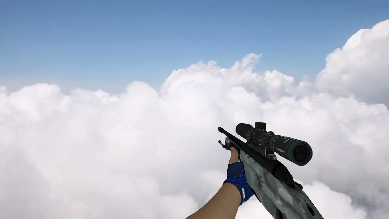 Скриншот  Пак моделей оружия «Hand Wraps Cobalt Skulls Pack» для CS 1.6: v_ p_ w_ модели, звуки, анимация осмотра и текстуры