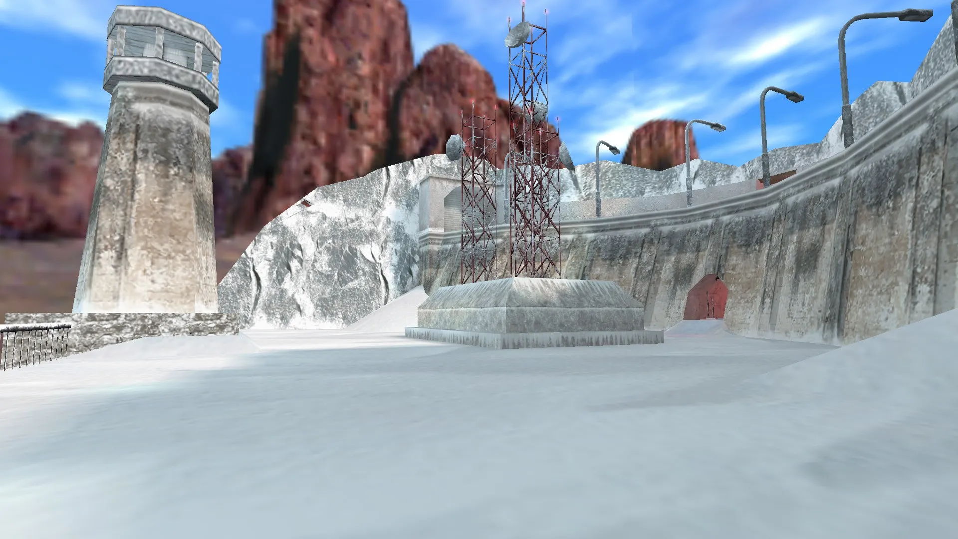 Скриншот  de_frosty для CS 1.6: разбор точек, тактики сторон, .nav для ботов и оптимизация wpoly/epoly