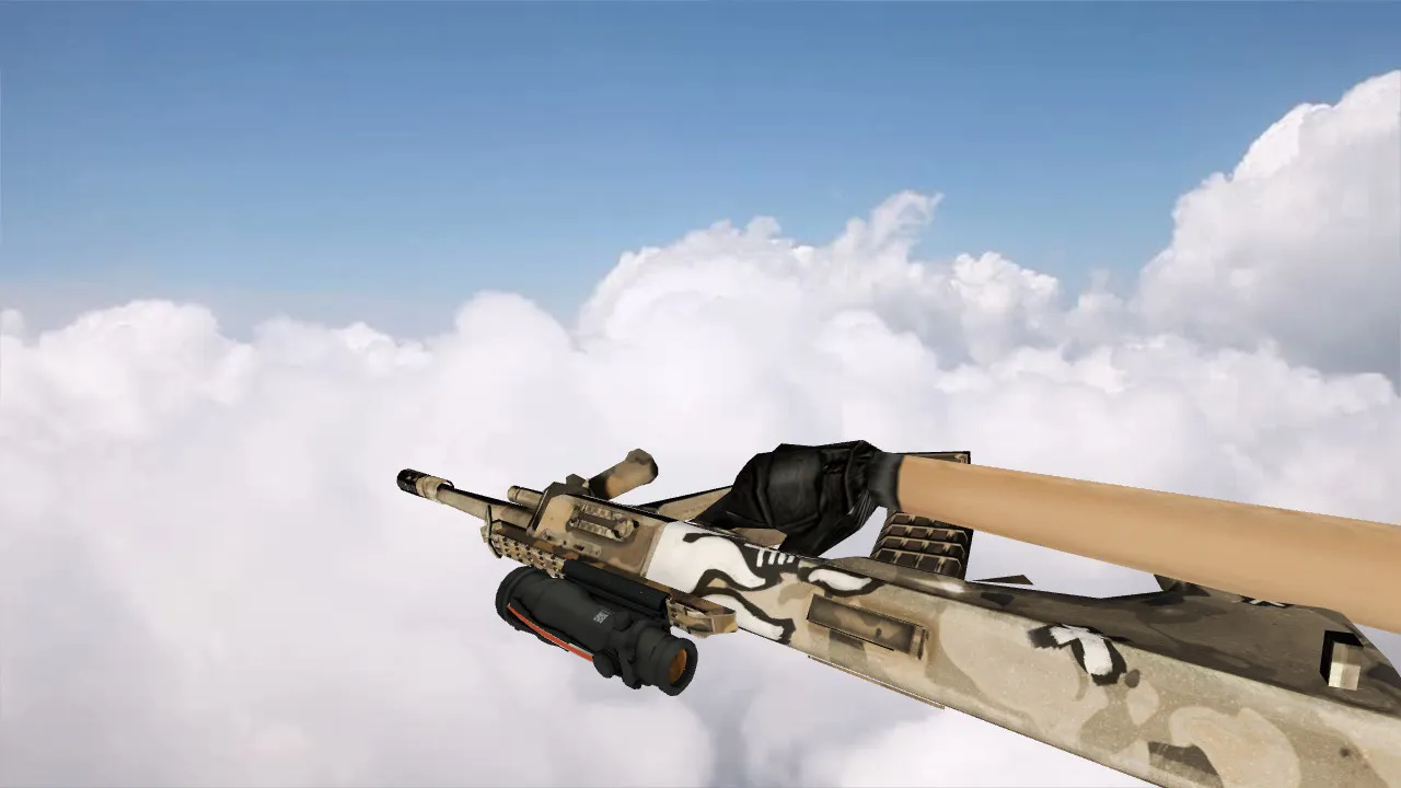 Скриншот Модель AUG Desert Revolt для CS 1.6 - Качественная замена