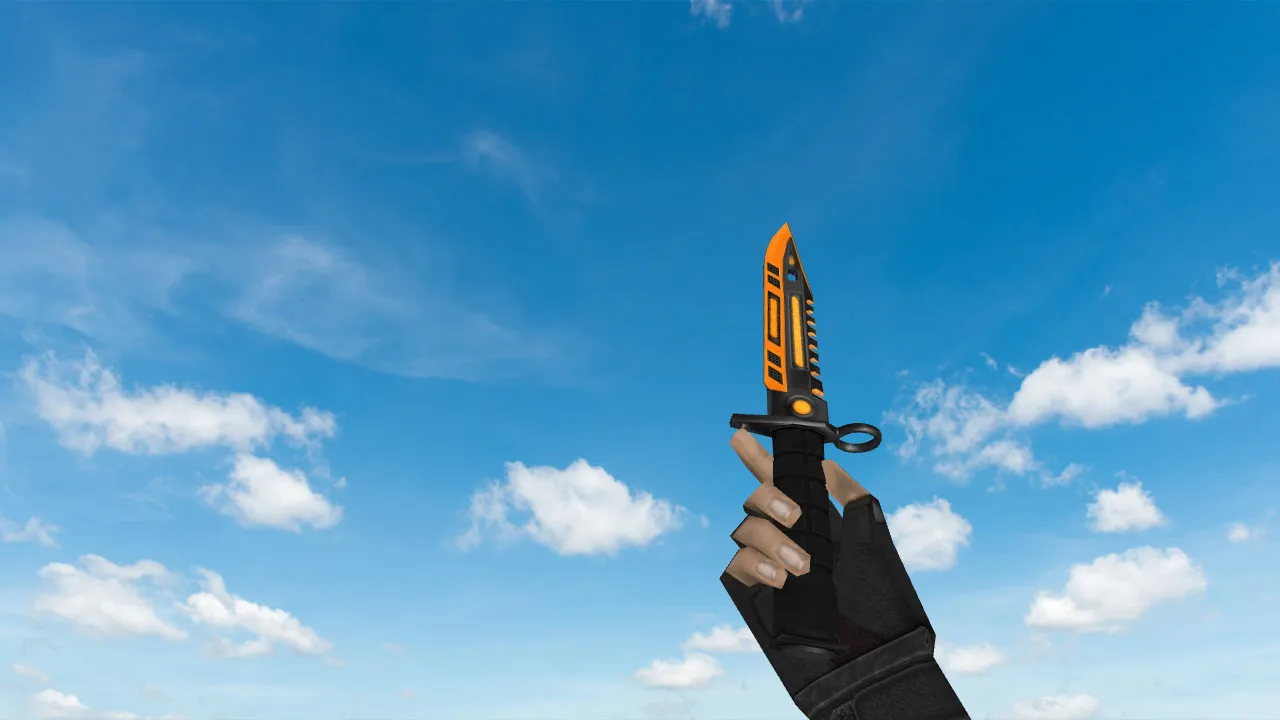 Скриншот Модель ножа M9 Bayonet Mechanism для CS 1.6: v_ p_ w_ модели, звуки, анимация осмотра