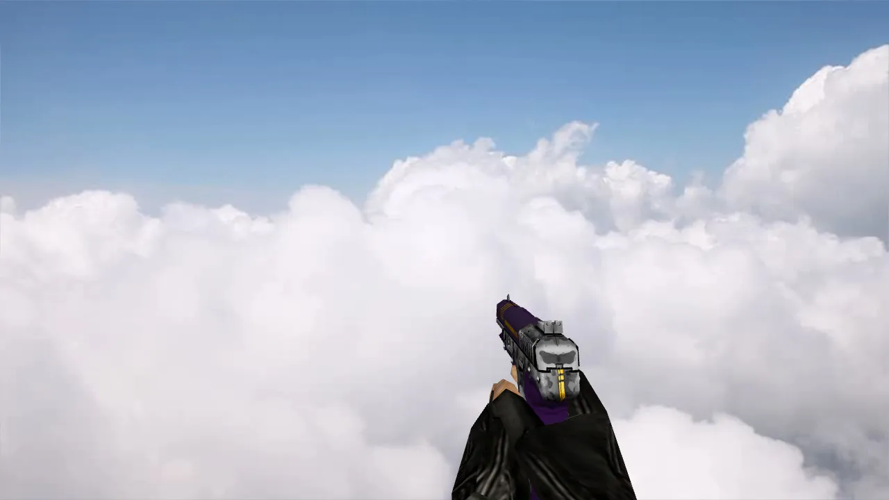 Скриншот Модель Five Seven Sarge Purple для CS 1.6 - Уникальный стиль