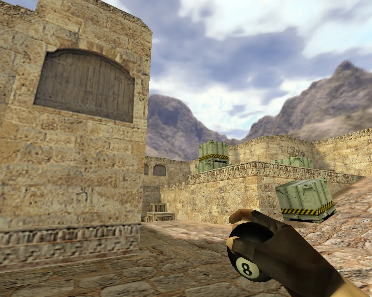 Скриншот Модель «Граната Бильярдный шар» v_ для CS 1.6: p_ и w_ модели, звуки, анимация осмотра