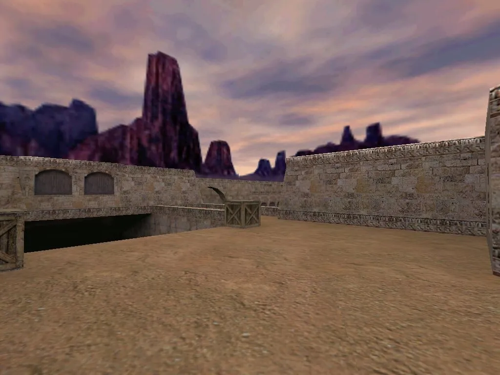 Скриншот  de_arabia2 для CS 1.6: тактики за CT/T, точки на пленте, .nav и оптимизация карты