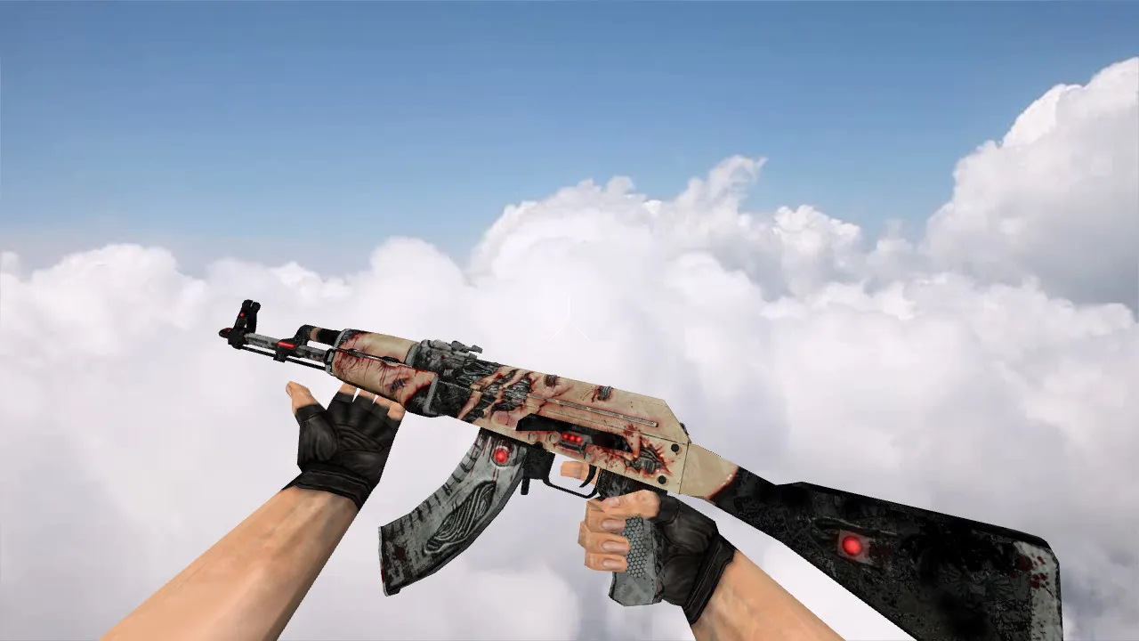 Скриншот Модель «AK-47 Payback» v_ p_ w_ для CS 1.6: звук, анимация осмотра, качество текстур