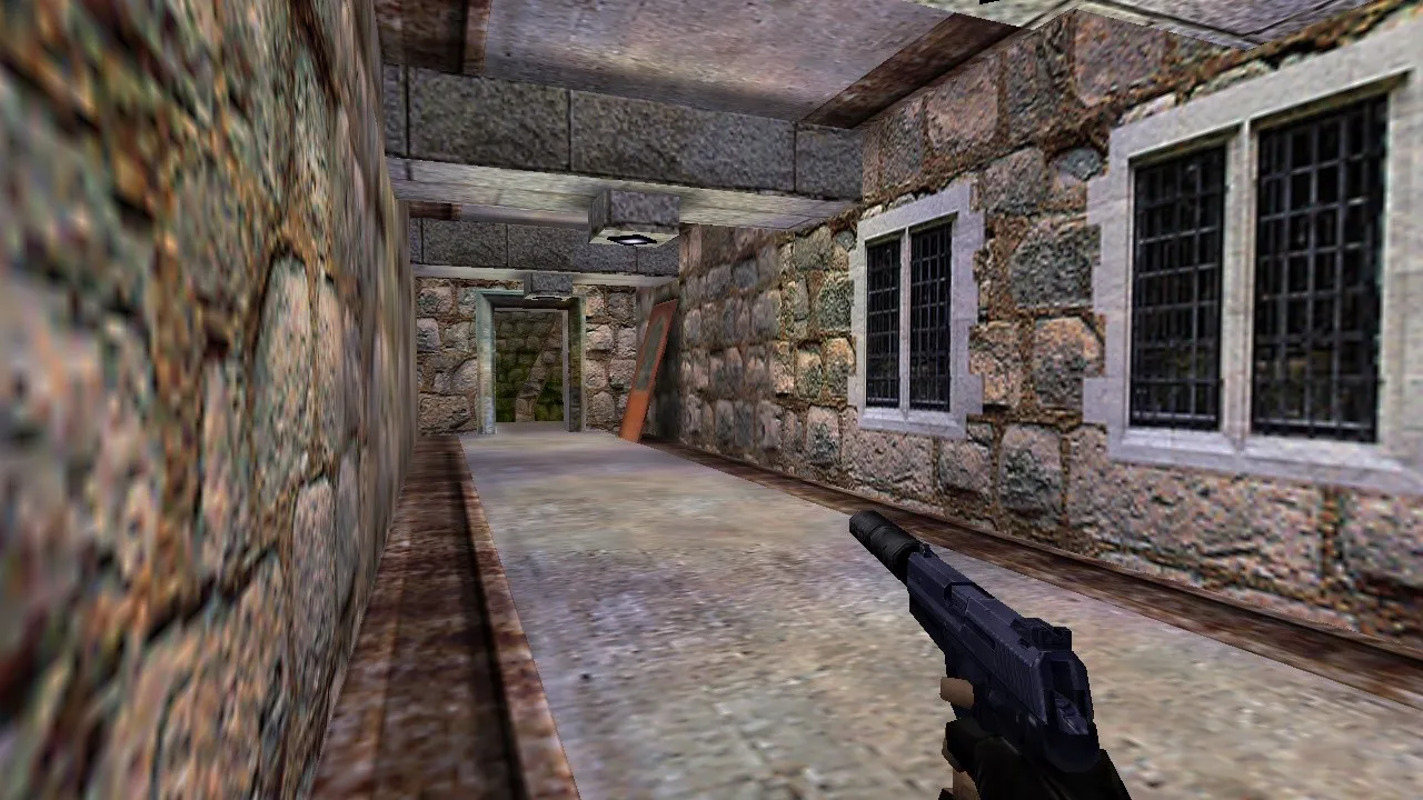 Скриншот  Карта de_caste для CS 1.6: тактика за Т и КТ, точки, .nav и оптимизация карты