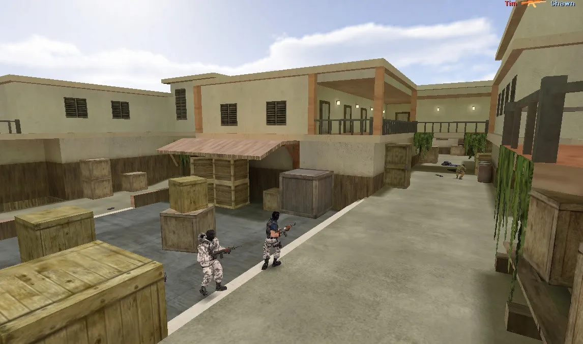 Скриншот Карта de_trenal для CS 1.6 – Тактические возможности и баланс сторон