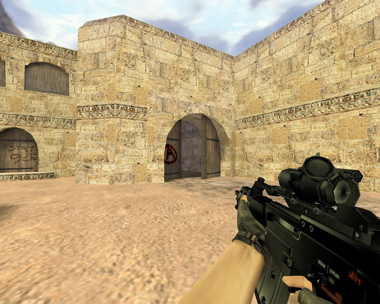 Скриншот Модель G36 Немецкий спецназ для CS 1.6 - Качественные текстуры и звук