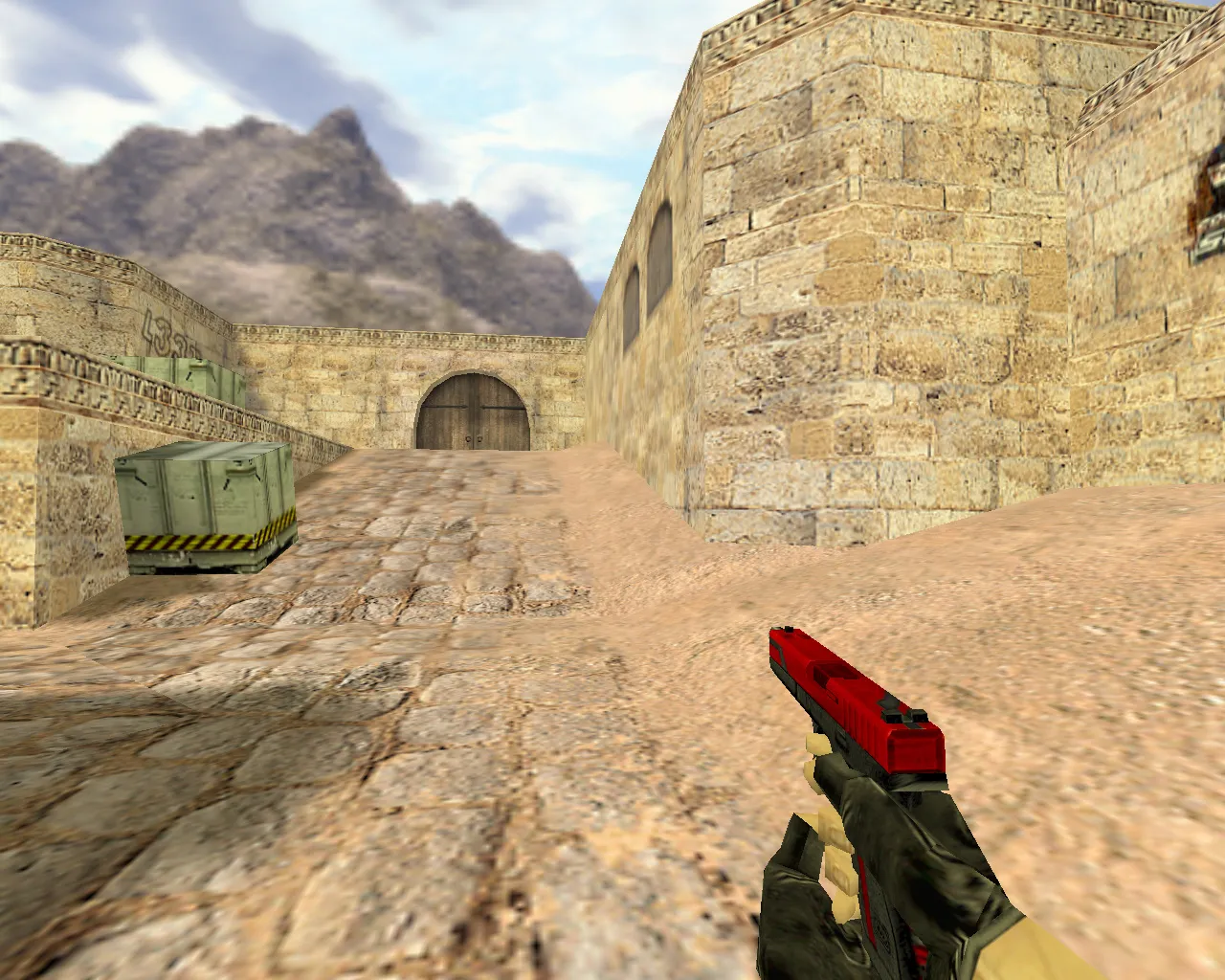 Скриншот Модель «Glock Красный и опасный» для CS 1.6 – Скачать и Установить