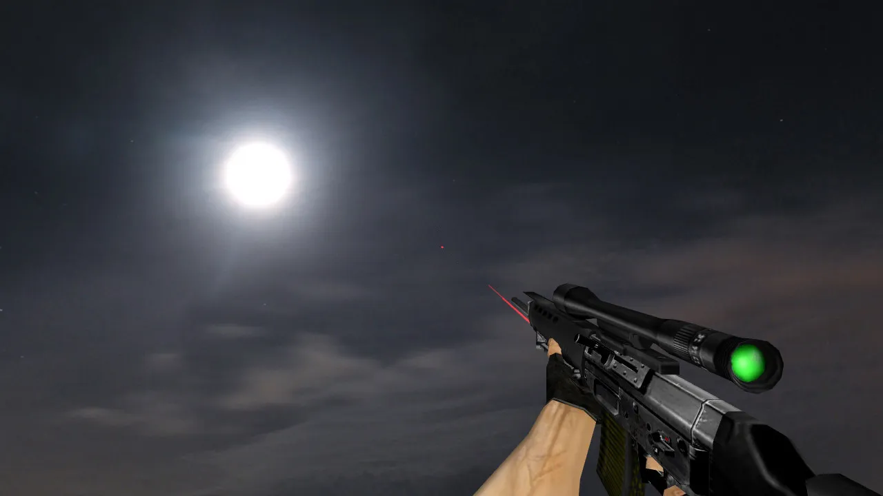 Скриншот Laser sniper pack: пак моделей оружия для CS 1.6 с v_, p_, w_, звуками, анимацией осмотра и качественными текстурами