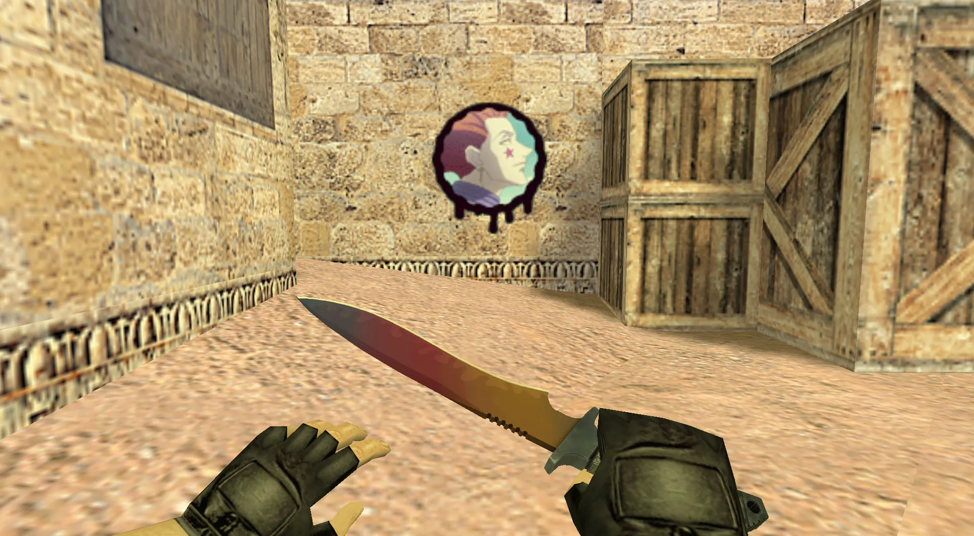 Скриншот Граффити «Хисока» для CS 1.6 - Уникальный стиль в игре