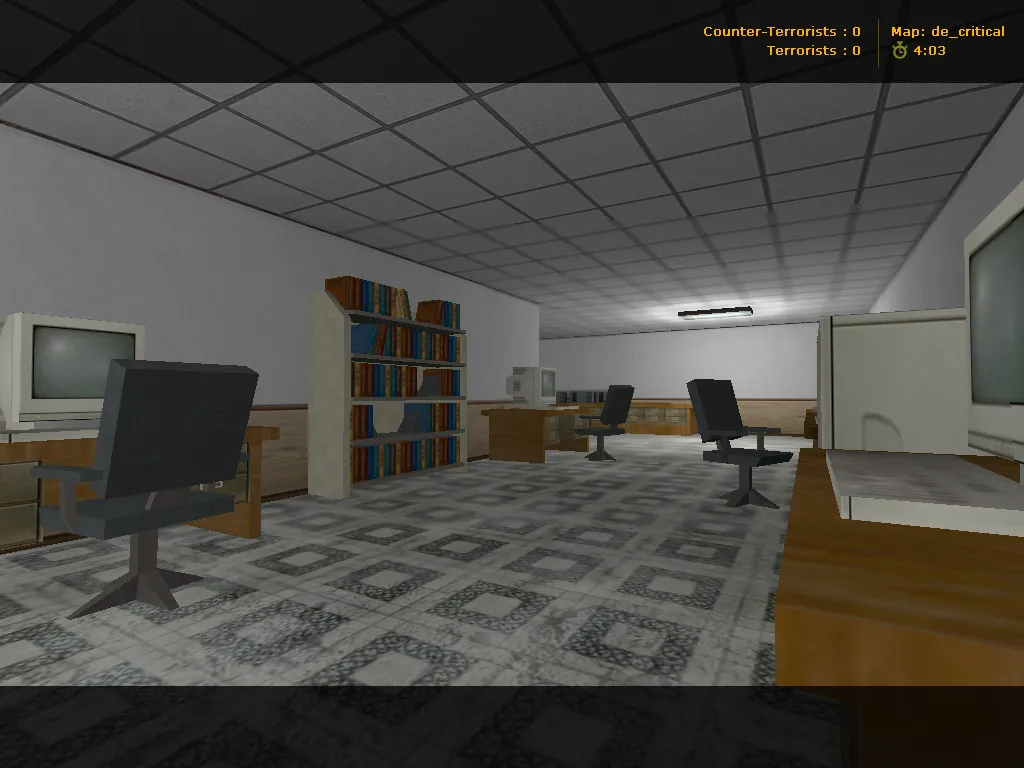 Скриншот  Карта de_critical для CS 1.6: точки, баланс, .nav для ботов, оптимизация wpoly/epoly