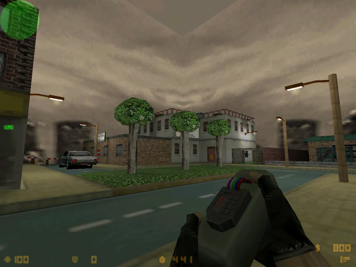 Скриншот  de_city2 для CS 1.6: карта DE, баланс сторон, точки, .nav для ботов и оптимизация wpoly/epoly