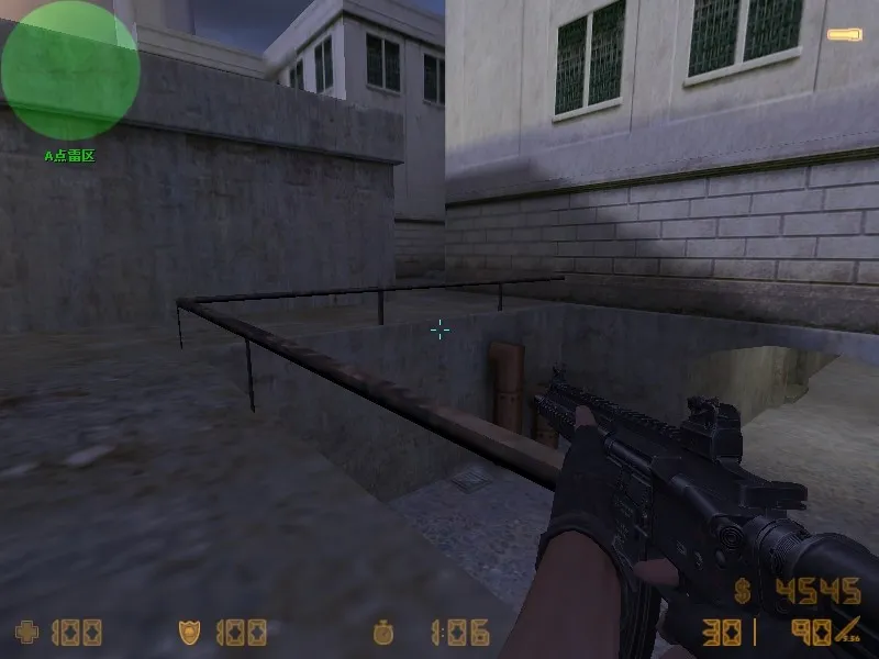 Скриншот  Карта de_rock для CS 1.6 - Тактические возможности и особенности