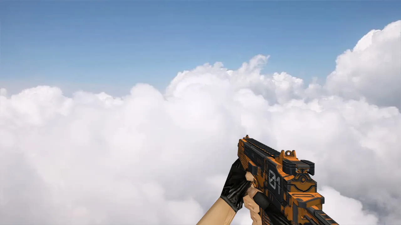 Скриншот Модель MP9 Colony 01 Orange для CS 1.6 - Скачай сейчас
