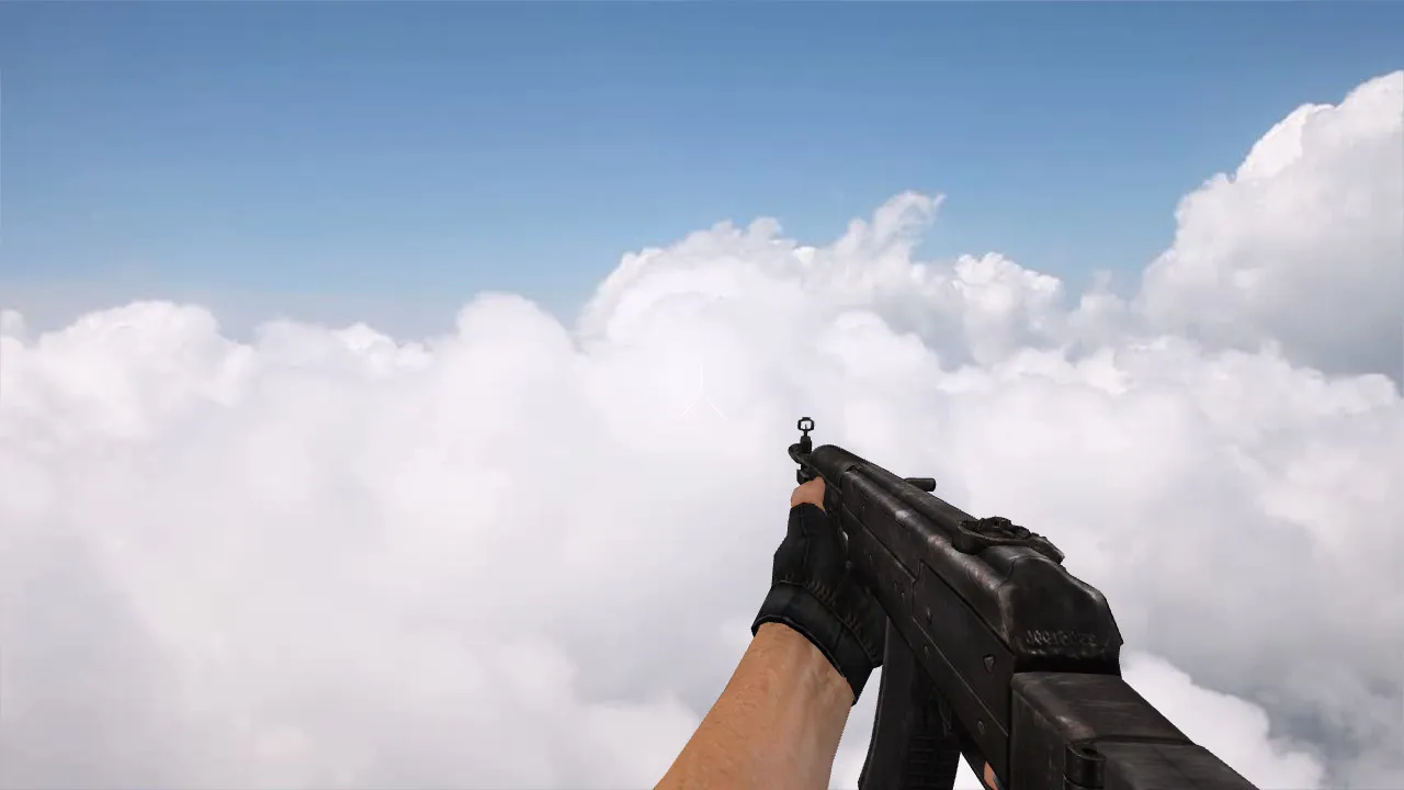 Скриншот  Модель v_ / p_ / w_ «AN94 Abakan» для CS 1.6: звуки, анимация осмотра, качество текстур