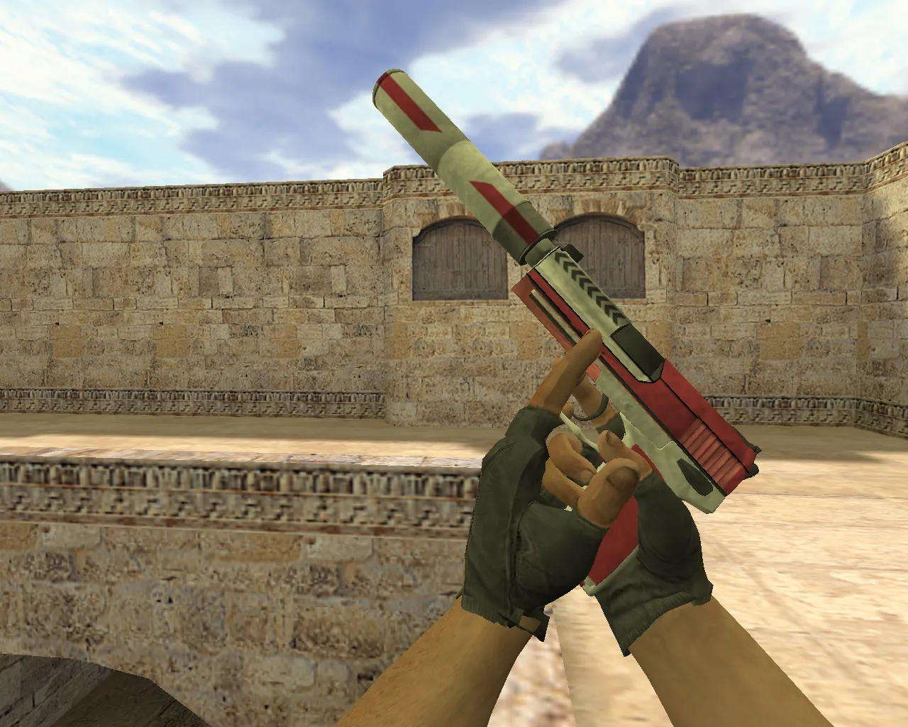 Скриншот Модель «USP Розовый» для CS 1.6: уникальный стиль на поле боя