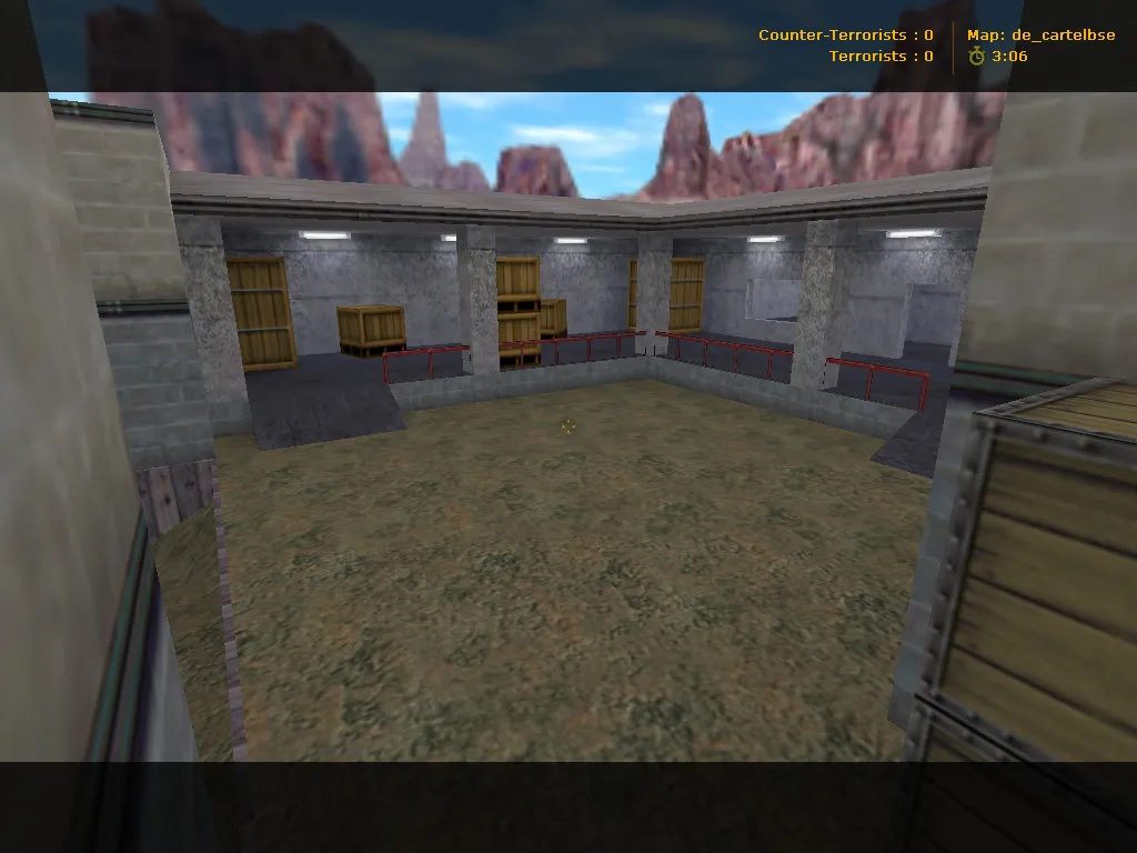 Скриншот  Карта de_cartelbse для CS 1.6: баланс сторон, точки под раунд и оптимизация wpoly/epoly