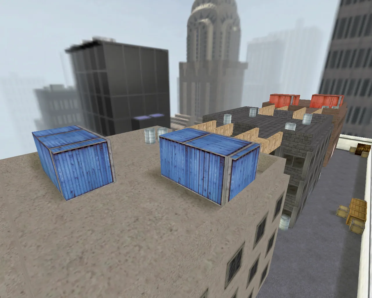 Скриншот  Карта «ka_rooftop» для CS 1.6: ножевые раунды, баланс сторон, .nav для ботов и оптимизация